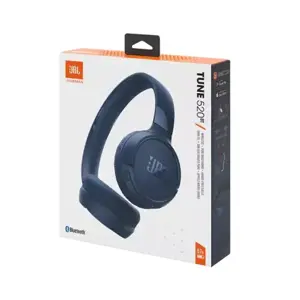 JBL belaidės ausinės "Tune 520BT", mėlynos spalvos