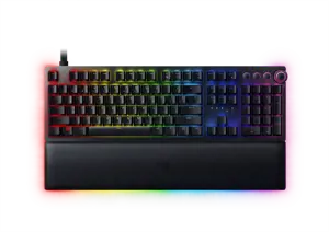"Razer Huntsman V2", optinė žaidimų klaviatūra, RGB LED apšvietimas, rusiška, juoda, laidinė