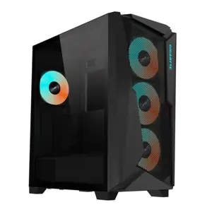 Case GIGABYTE C301G V2 BLACK MidiTower Case product features Transparent panel Not included ATX EAT…