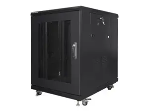 LANBERG laisvai pastatoma 19 colių spinta 15U 600x800 su tinklinėmis durelėmis, plokščia pakuotė, j…