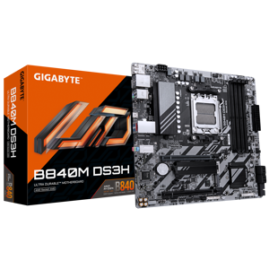 Gigabyte B840M DS3H | Processor family AMD | Processor socket AM5 | DDR5 | Supported hard disk driv…