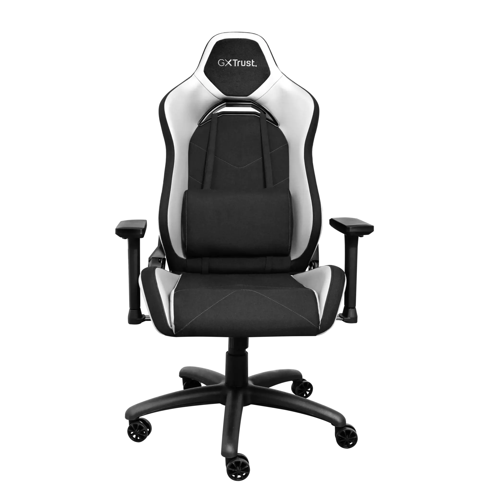 Trust GXT 714 RUYA, Universali žaidimų kėdė, 150 kg, 195 cm, juoda, juoda, mediena