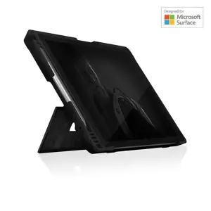 STM Dux Shell - šarvuotas dėklas Microsoft Surface Pro 7+/7/6/5/4 MIL-STD-810H (juodas)