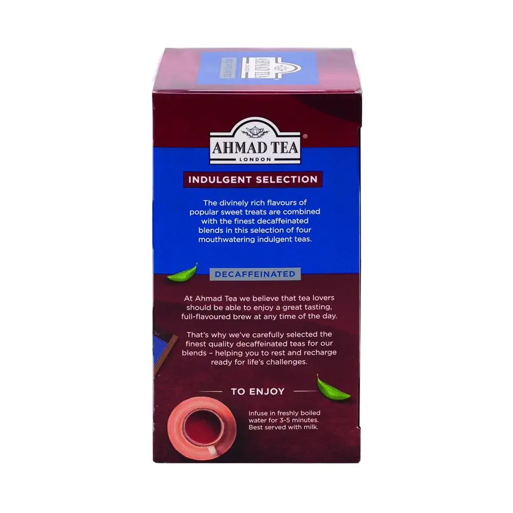 Ahmad Tea Arbata be kofeino ''Indulgent Selection'', vokeliuose, 20 vnt.