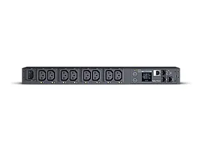 CYBERPOWER Keičiamasis PDU41004230V/15A 1U 8x IEC-320 išėjimo iš tinklo jungtis "PowerPanel Center" programinė įranga
