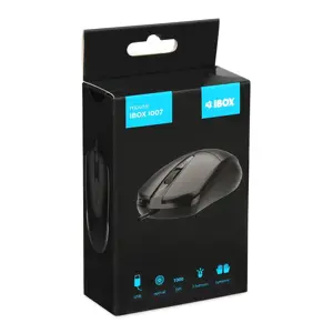"iBOX i010 Rook" laidinė optinė pelė, juoda