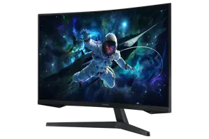 Samsung S32CG552EU, 81.3 cm (32"), 2560 x 1440 pixels, Quad HD, LED, 1 ms, Black