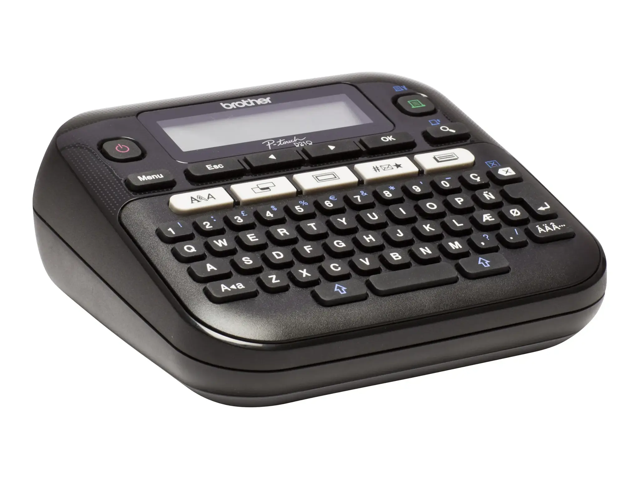 Brother PT-D210VP, QWERTY, terminis perkėlimas, 180 x 180 DPI, 20 mm/s, AAA, juoda