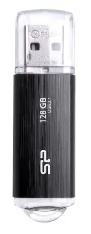 SILICONPOW SP128GBUF3B02V1K Silicon Power memory USB Blaze B02 128GB USB 3.1 juoda