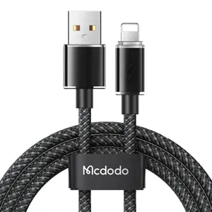 USB-A į "Lightning Mcdodo" laidas CA-3640, 1,2 m (juodas)