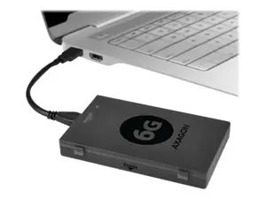 AXAGON ADSA-1S6 USB3.0 - SATA 6G UASP HDD išorinis adapteris su dėklu