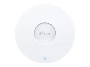 TP-Link AX1800 belaidis dviejų juostų lubinis prieigos taškas, 1775 Mbit/s, 574 Mbit/s, 1201 Mbit/s, 1000 Mbit/s, 2,4-5 GHz, IEEE 802.11a, IEEE 802.11ac, IEEE 802.11ax, IEEE 802.11b, IEEE 802.11g, IEEE 802.11n, IEEE 802.11n