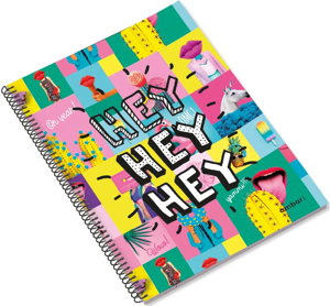 A4 Spiral Book 80sh 90G THINK POP Lin