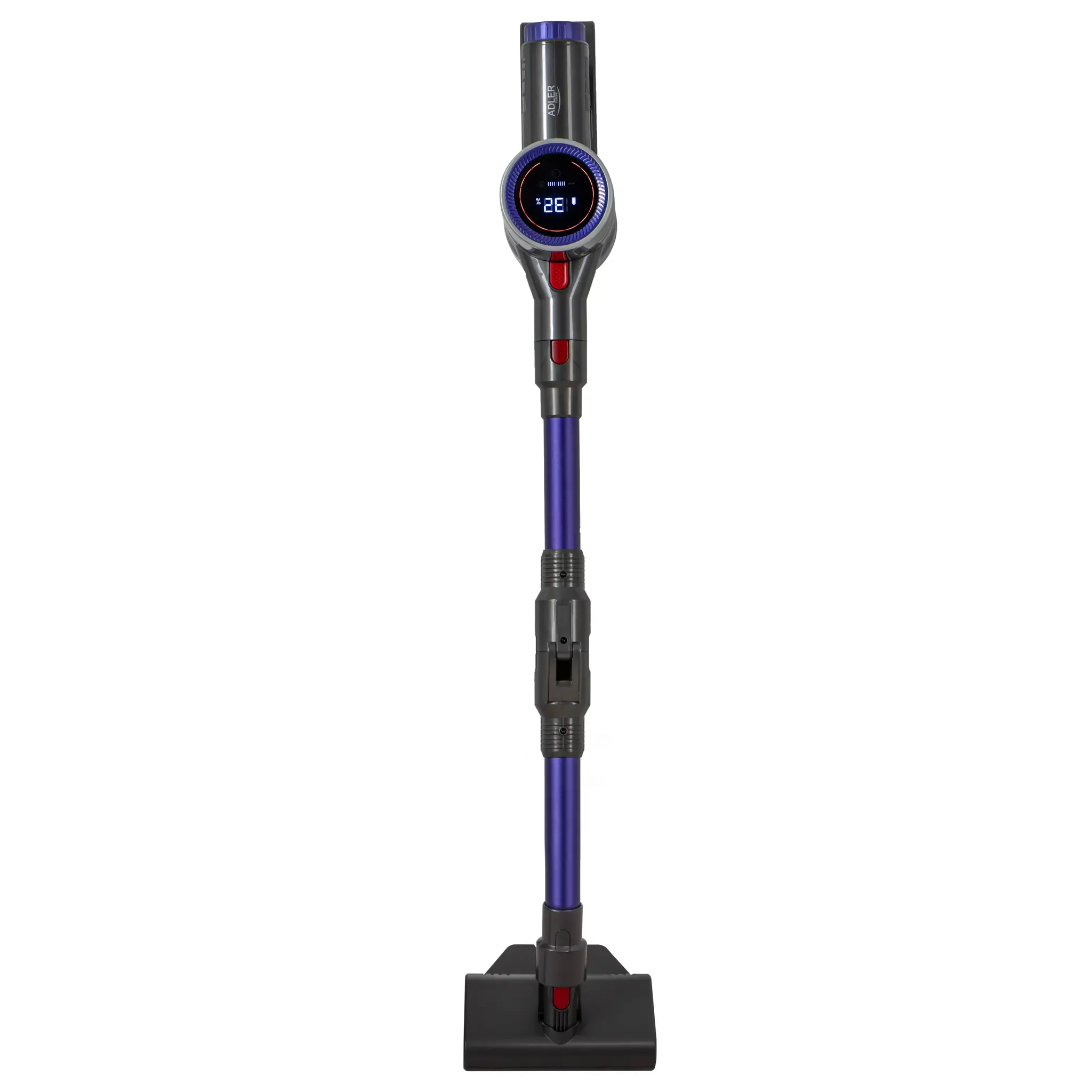 Cordless upright vacuum cleaner Adler AD 7061 allergy-friendly Black, Blue