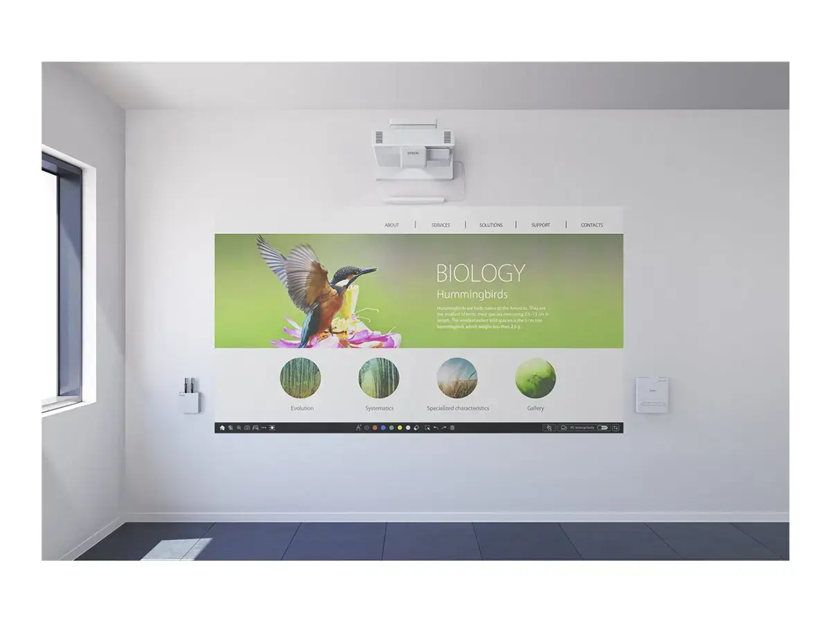 "Epson EB-1485Fi", 5000 ANSI liumenų, 3LCD, 1080p (1920x1080), 2500000:1, 16:9, 1651-2540 mm (65-100")