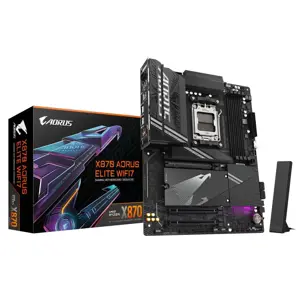 Mainboard GIGABYTE AMD X870 SAM5 ATX Memory DDR5 Memory slots 4 X870AELITEWIFI71.1