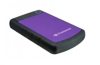 TRANSCEND 4TB StoreJet 25H3 USB 3.0 2.5 guminis korpusas su apsauga nuo smūgių Violetinė
