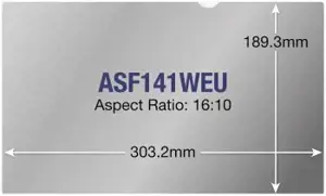 Targus Privacy Screen 14.1"W, 35.8 cm (14.1"), 40 g