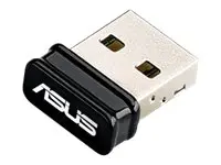 ASUS USB-AC53 Nano, belaidis, USB, WLAN, "Wi-Fi 5" (802.11ac), 867 Mbps, juodas, nerūdijantis plienas