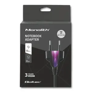 QOLTEC 50052 Nešiojamojo kompiuterio kintamosios srovės maitinimo adapteris Qoltec 90W 19.5V 4.62A 4.5x3.0+pin