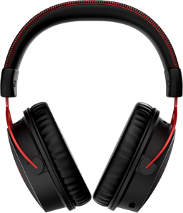 "HyperX Cloud Alpha" - belaidės žaidimų ausinės (juodai raudonos), belaidės, 15 - 21000 Hz, žaidimų, 335 g, ausinės, juodos, raudonos