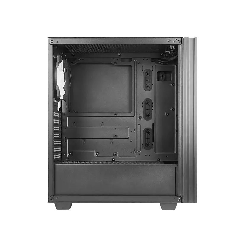 Chieftec HUNTER 2, Midi Tower, PC, Black, ATX, micro ATX, Micro-ITX, Metal, Tempered glass, Gaming