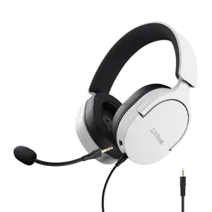 Trust GXT 489W FAYZO, Wired, Gaming, 20 - 20000 Hz, 255 g, Headset, Black, White
