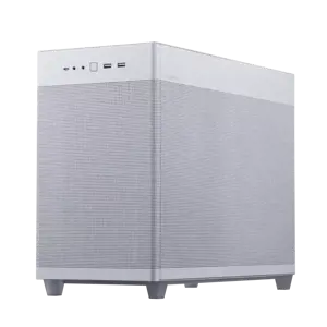 ASUS AP201 PRIME CASE TG WHITE, Mini Tower, Kompiuteris, Balta, micro ATX, Mini-ITX, 17 cm, 33,8 cm