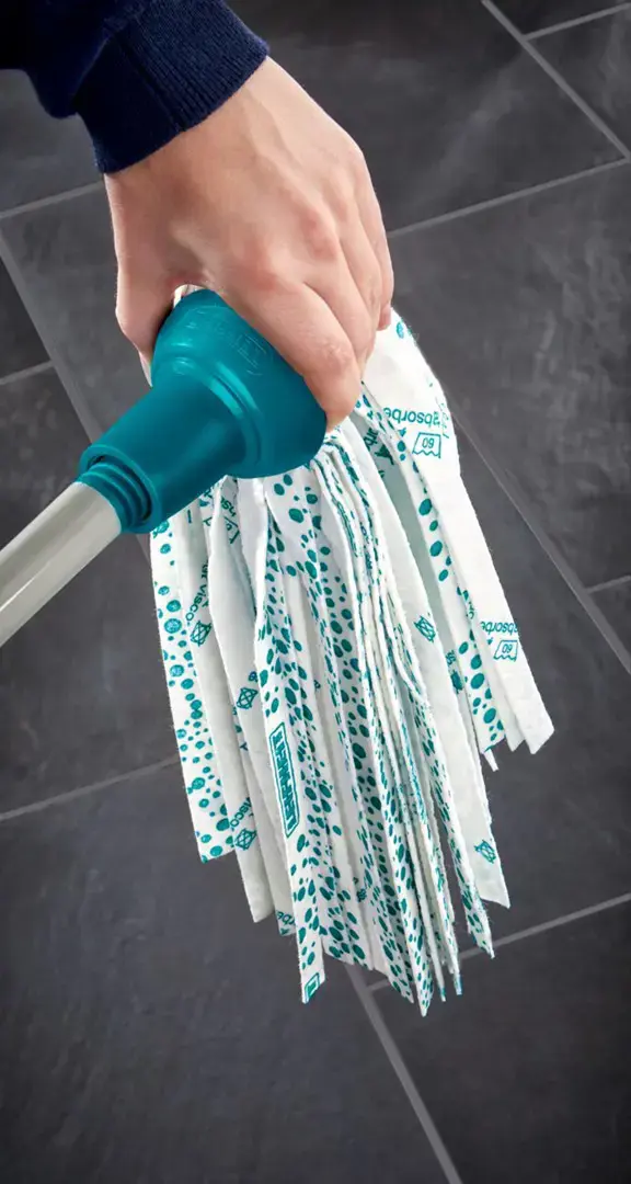 Leifheit 56792 mop Metal, Plastic, Viscose Turquoise, White