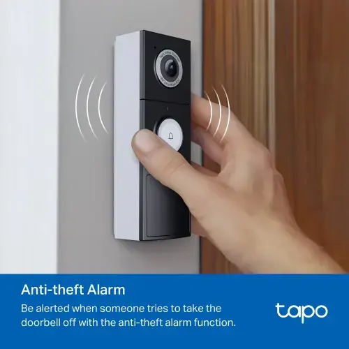 TP-Link TAPO D235 Durų skambutis su vaizdo kamera 2K 5MP 180°