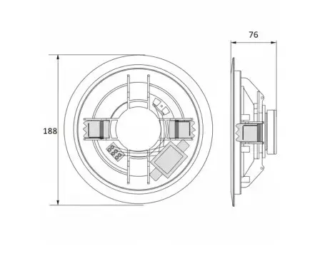 AVTEK CEILING SPEAKER CS 606
