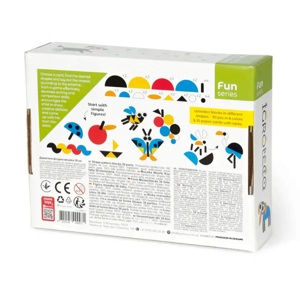 Igroteco Figūrų mozaika, 30 det.