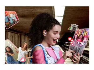 Sony wireless earbuds LinkBuds Fit WF-LS910, white