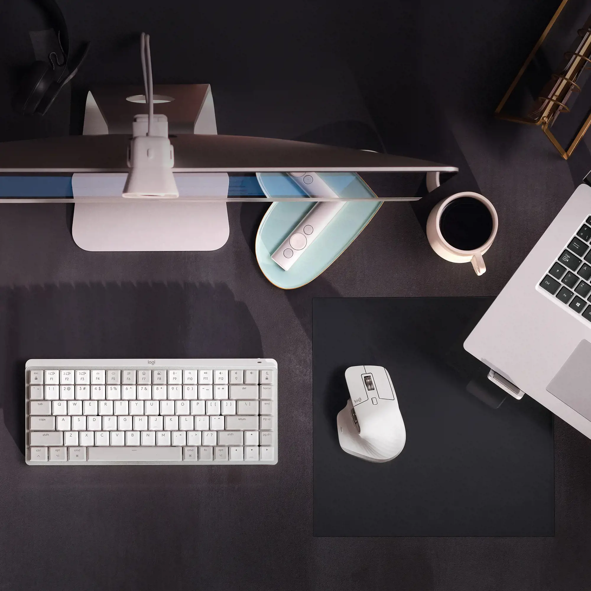 "LOGITECH MX Master 3S For MAC" "Bluetooth" pelė - šviesiai pilka