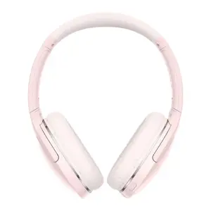 Belaidės ausinės "Baseus Encok D02 PRO" (rožinės spalvos)