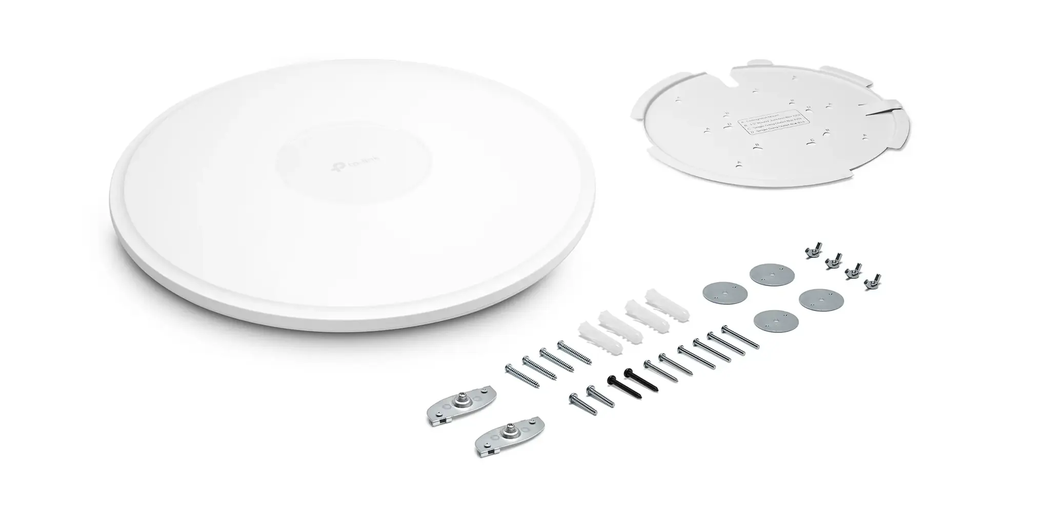 TP-Link Omada BE9300 Ceiling Mount Tri-Band Wi-Fi 7 Access Point, 9300 Mbit/s, 574 Mbit/s, 2880 Mbit/s, 5760 Mbit/s, 2500 Mbit/s, IEEE 802.11a, IEEE 802.11ac, IEEE 802.11ax, IEEE 802.11b, IEEE 802.11be, IEEE 802.11g, IEEE 802.11n