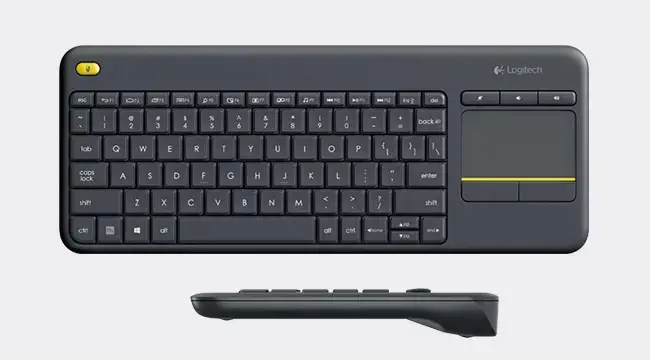 LOGITECH belaidė jutiklinė klaviatūra K400 Plus - INT BLACK