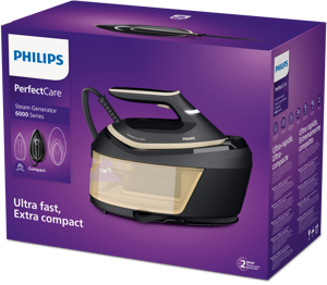 Philips PSG6064/80, 2400 W, 600 g/min, SteamGlide Advanced, 8 bar, 1.8 L, 130 g/min