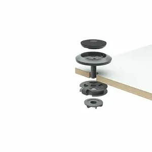 "Logitech Mic Pod Mount", laikiklių rinkinys, "Logitech", "Rally Mic Pod", baltas, 2,5 cm, 6,5 cm