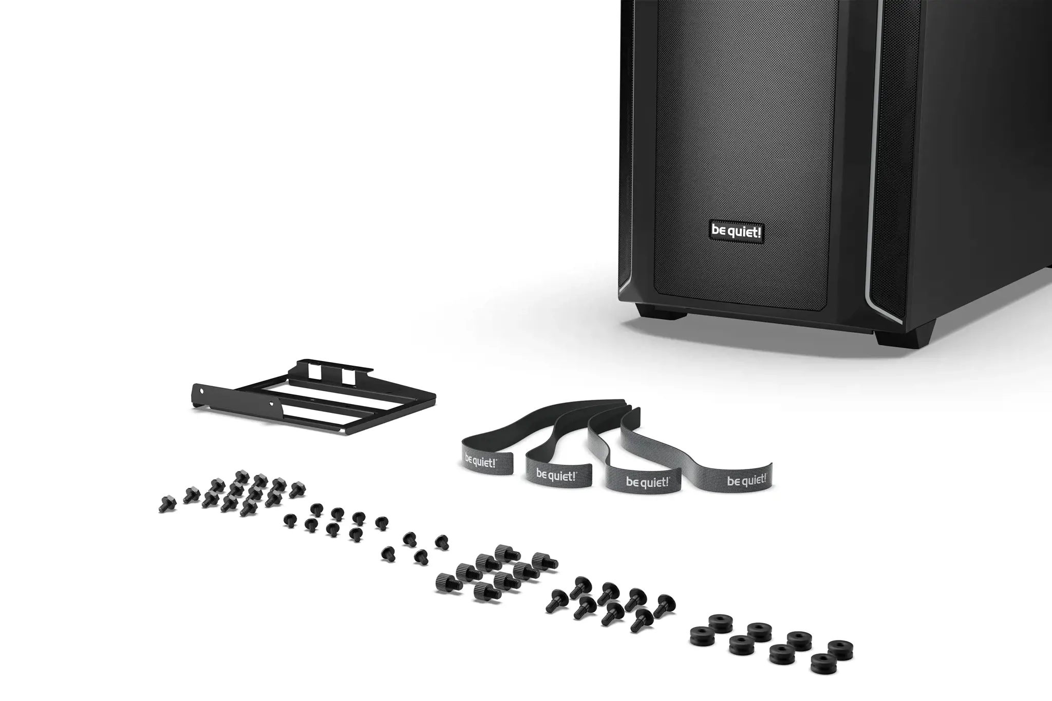 Būkite tylūs! Shadow Base 800 DX Black, Midi Tower, Kompiuteris, Juoda, ATX, EATX, micro ATX, Mini-ITX, Akrilonitrilo butadieno stirenas (ABS), Plienas, Grūdintas stiklas, Multi