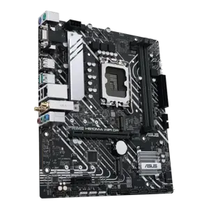 ASUS PRIME H610M-A WIFI D4, "Intel", LGA 1700, "Intel® Celeron®", "Intel® Core™ i3", "Intel® Core™ i5", "Intel® Core™ i7", "Intel® Core™ i9",..., DDR4-SDRAM, 64 GB, DIMM