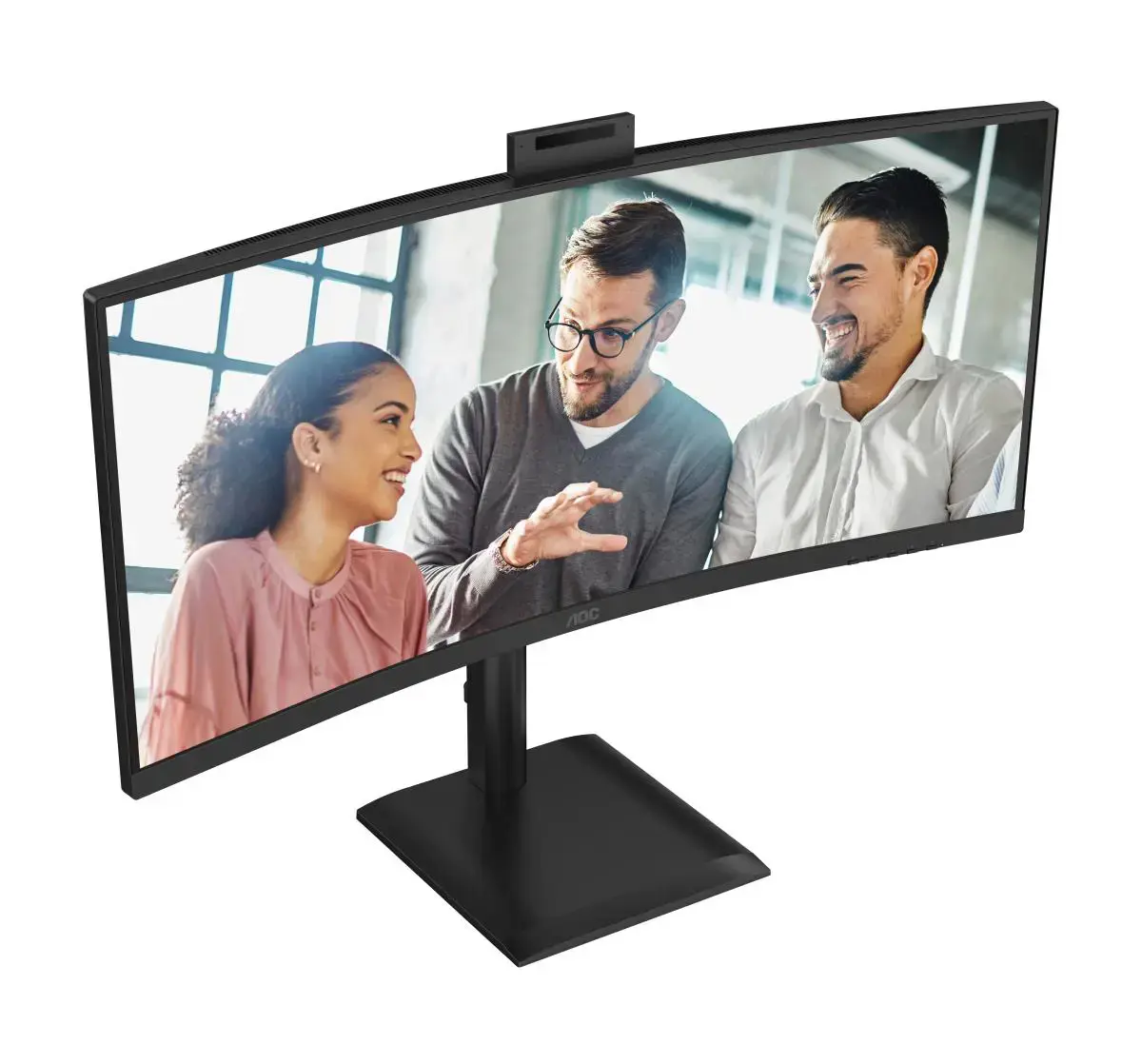 AOC CU34E4CW | 34 " | VA | UWQHD | 120 Hz | 4 ms | 3440 x 1440 pixels | 350 cd/m² | HDMI ports quantity 2 | Black