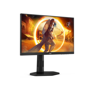 AOC 24G4X, 60.5 cm (23.8"), 1920 x 1080 pixels, Full HD, LCD, 0.5 ms, Black