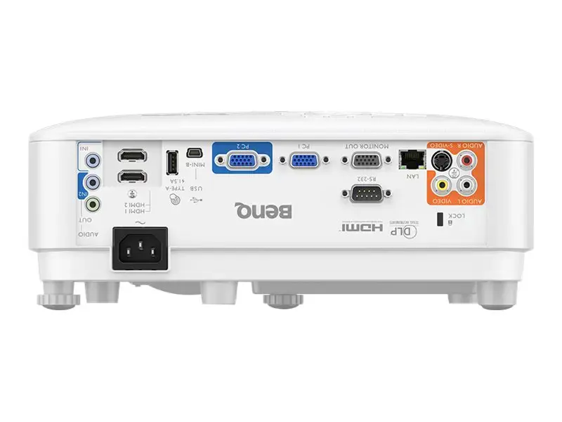 "Benq MX825STH", 3500 ANSI liumenų, DLP, XGA (1024x768), 20000:1, 4:3, 1524-3048 mm (60-120")
