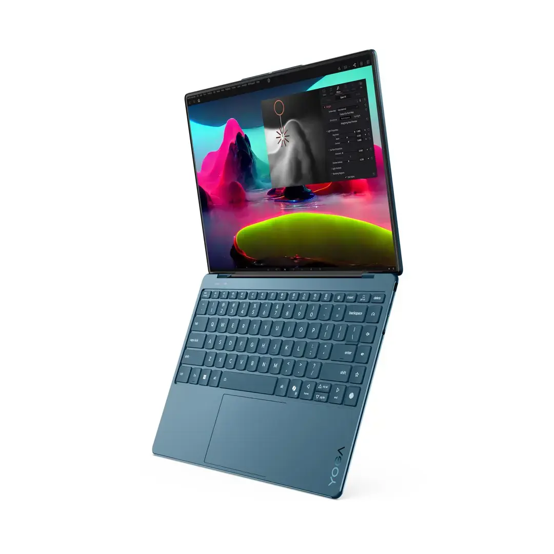 Lenovo Yoga Slim 9 14ILL10 Intel Core Ultra 7 258V Laptop 35.6 cm (14") Touchscreen WQUXGA 32 GB LPDDR5x-SDRAM 1 TB SSD Wi-Fi 7 (802.11be) Windows 11 Home Teal