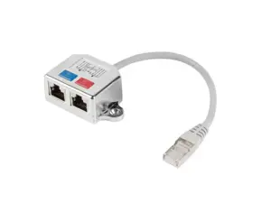 LANBERG AD-0026-S Lanberg Lan skirstytuvas RJ45/2x RJ45 FTP