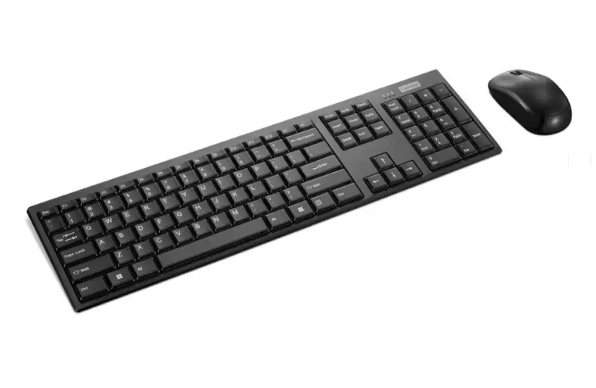 Lenovo 100 Wireless Combo Keyboard and Mouse | Keyboard and Mouse Set | Wireless | Mouse included | US Euro | Black