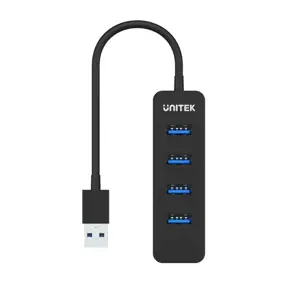 UNITEK KONCENTRATORIUS USB-A 4X USB-A 3.1, AKTYVUS, 10W, H1117A