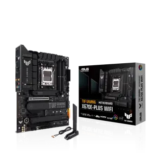 ASUS TUF GAMING X670E-PLUS WIFI AM5 ATX 4xDIMM DDR5 4xM.2 4xSATA