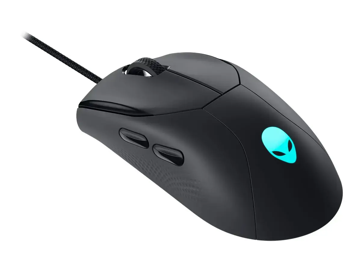 "Alienware AW320M", dvipusis, optinis, A tipo USB, 3200 DPI, juodas